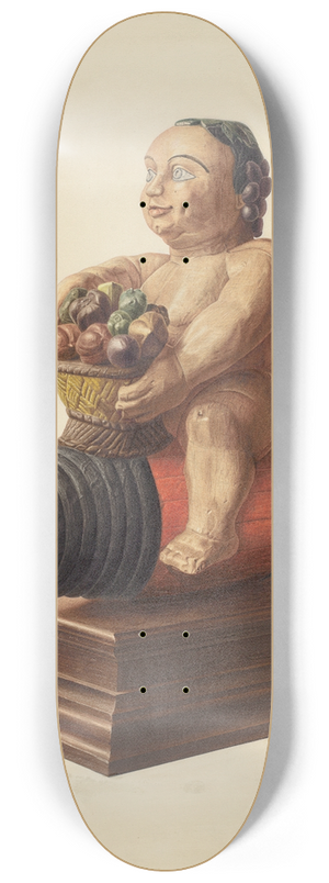 Alvin M. Gully - The Windham Bacchus 8.25 inch art skate deck