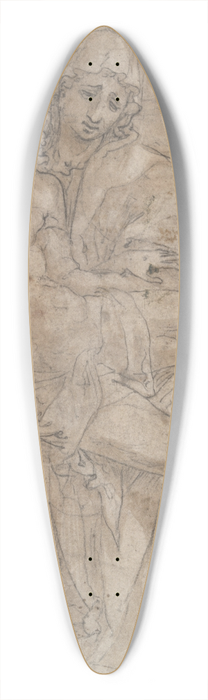 Circle of Bartolomeo Neroni (Il Riccio) - Piet 39.3 inch art pintail longboard deck