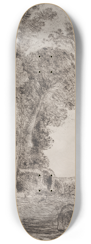 Jean-Baptiste-Camille Corot - The Little Shepherd 8.25 inch art skate deck