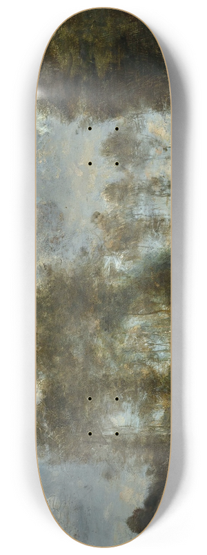 Jean-Baptiste-Camille Corot - Trois Vaches Dans Un Marais 8.25 inch art skate deck