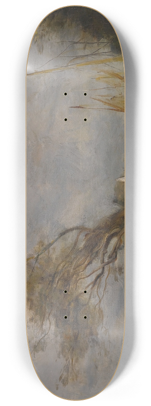 Jean-Baptiste-Camille Corot - Un Coup De Vent Au Bord De La Mer 8.25 inch art skate deck Jean-Baptiste-Camille Corot - Un Coup De Vent Au Bord De La Mer 8.25 inch art skate deck