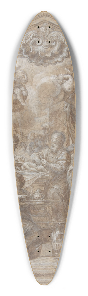 Ciro Ferri - The Circumcision 39.3 inch art pintail longboard deck