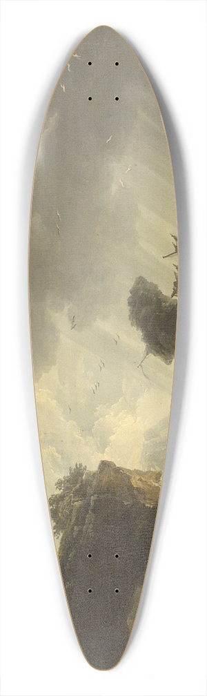 Claude-Joseph Vernet - A Shipwreck 39.3 inch art pintail longboard deck