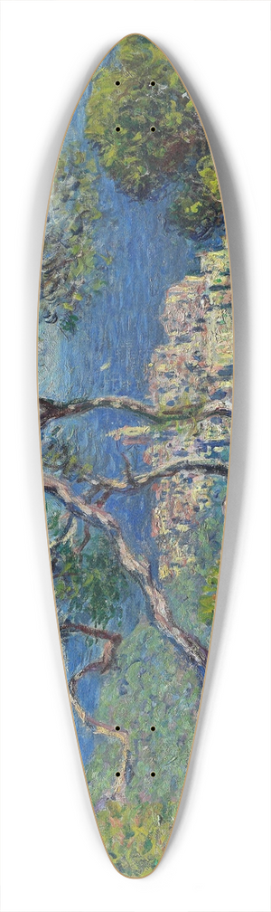 Claude Monet - Bordighera 39.3 inch art pintail longboard deck