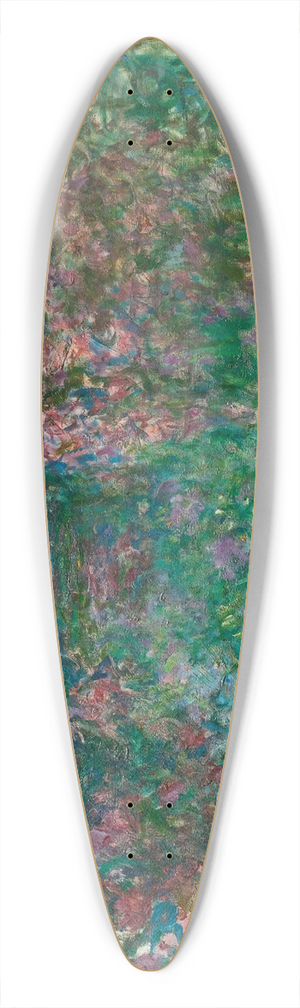 Claude Monet - La Maison Dans Les Roses 39.3 inch art pintail longboard deck