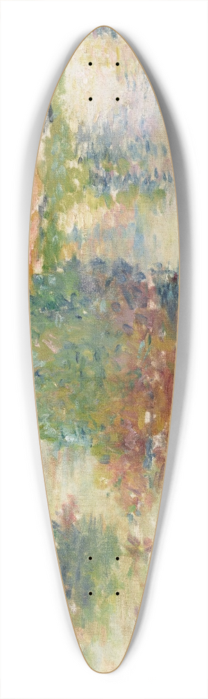 Claude Monet - La Seine  Lavacourt 39.3 inch art pintail longboard deck