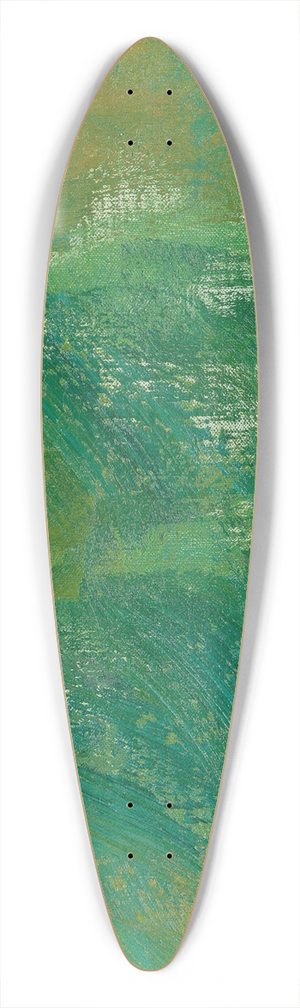 Claude Monet - Nymphas (fragment) 39.3 inch art pintail longboard deck