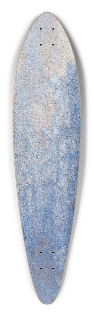 Claude Monet - Rouen Cathedral Faade and Tour dAlbane (Morning Effect) 39.3 inch art pintail longboard deck