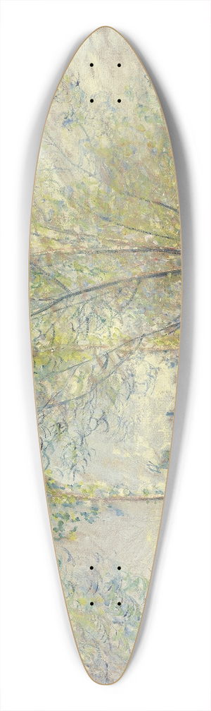 Claude Monet - The Willows 39.3 inch art pintail longboard deck