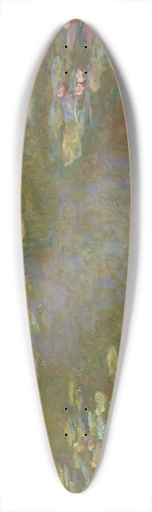 Claude Monet - Water Lily Pond 39.3 inch art pintail longboard deck