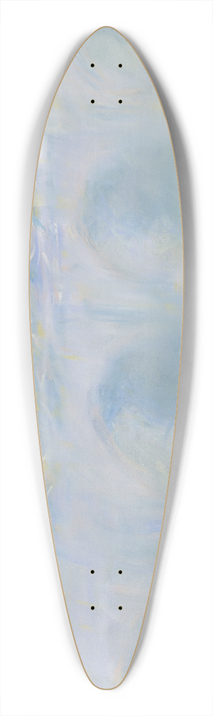 Claude Monet - Waterloo Bridge 39.3 inch art pintail longboard deck