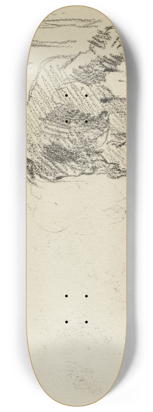 Jean-Baptiste Carpeaux - Etude dune chvre 8.25 inch art skate deck