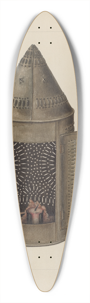 Clyde L. Cheney - Candle Lantern 39.3 inch art pintail longboard deck