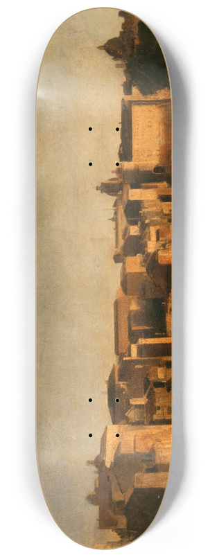 Jean-Baptiste Carpeaux - Le Tibre  Rome 8.25 inch art skate deck