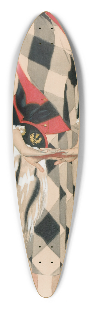 Coles Phillips - Hoot Mon 39.3 inch art pintail longboard deck