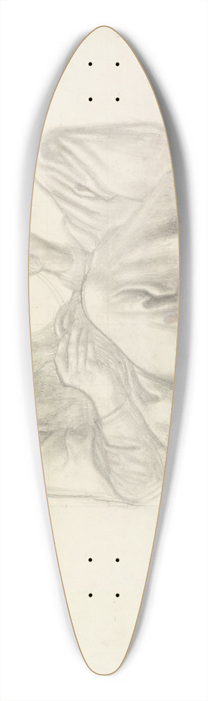 Colin Gill - Life Study For Heavy Artillery 39.3 inch art pintail longboard deck