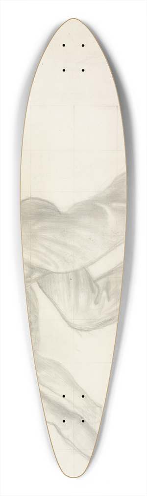 Colin Gill - Life Study For Heavy Artillery 39.3 inch art pintail longboard deck