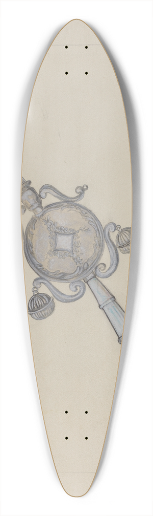 Columbus Simpson - Babys Rattle 39.3 inch art pintail longboard deck