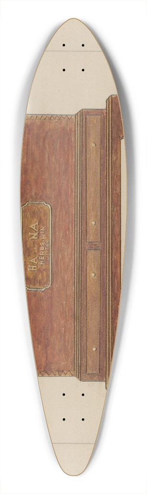 Columbus Simpson - Chest 39.3 inch art pintail longboard deck