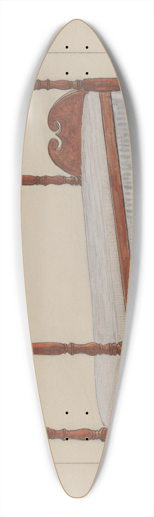 Columbus Simpson - Four Poster Bed 39.3 inch art pintail longboard deck