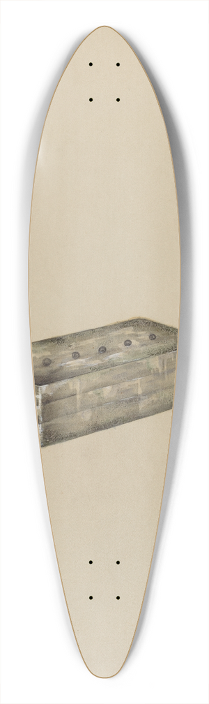 Columbus Simpson - Silver Snuff Box 39.3 inch art pintail longboard deck
