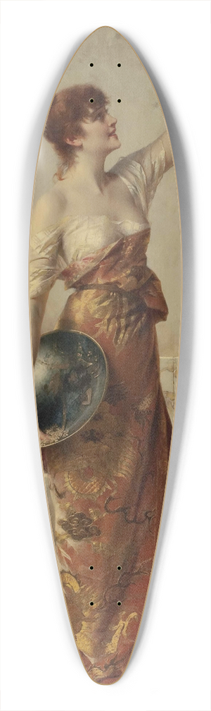 Conrad Kiesel - Manuela 39.3 inch art pintail longboard deck