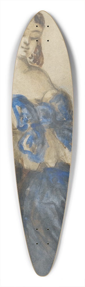 Constantin Guys - Le noeud bleu 39.3 inch art pintail longboard deck