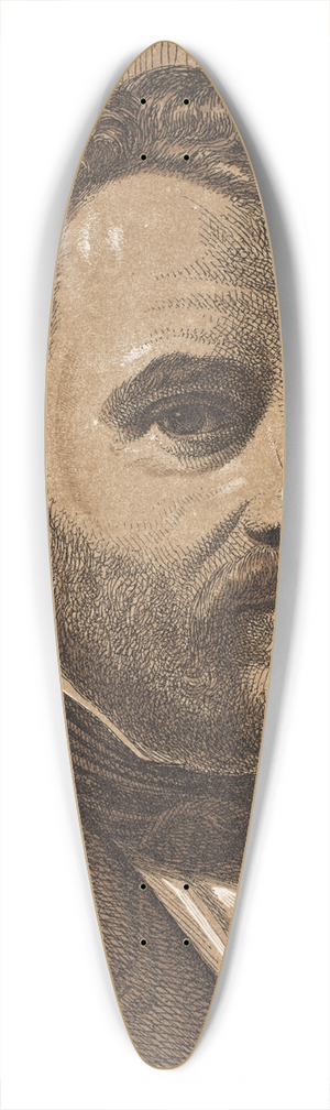 Constantin Hansen - Portrt af Wilhelm Marstrand 39.3 inch art pintail longboard deck