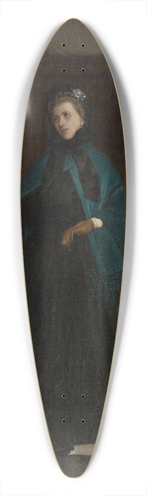 Constantin Meunier - Holy-Water Font 39.3 inch art pintail longboard deck