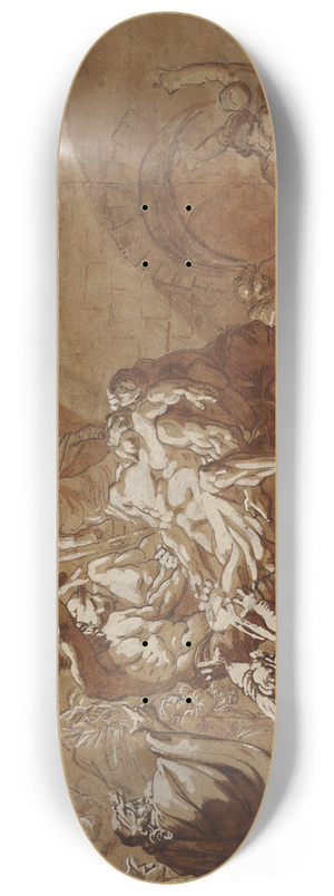 Jean-Baptiste Deshays - Tobias Burying the Dead 8.25 inch art skate deck