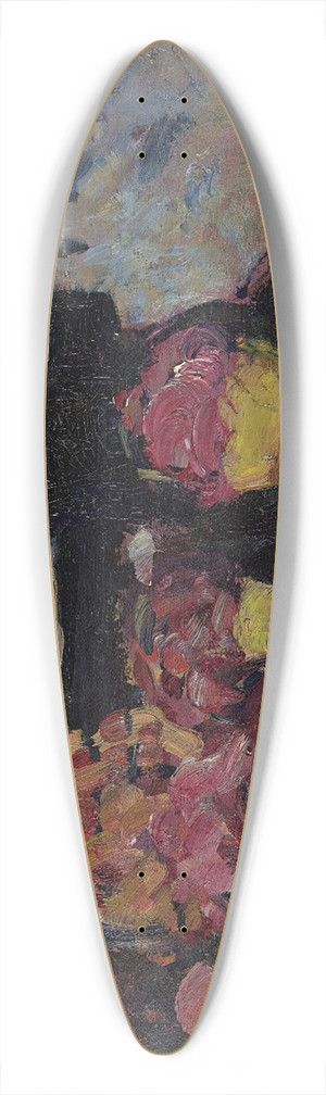 Continental School - Marchandes De Fleurs 39.3 inch art pintail longboard deck