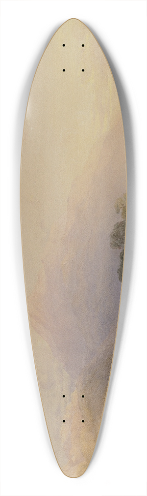 Copley Fielding - Loch Katrine 39.3 inch art pintail longboard deck