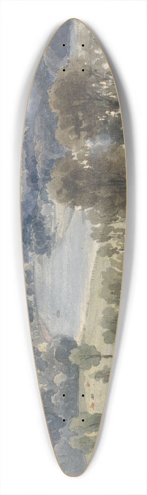 Copley Fielding - Richmond Hill 39.3 inch art pintail longboard deck