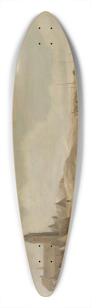 Cornelis Beelt - Scheveningen 39.3 inch art pintail longboard deck