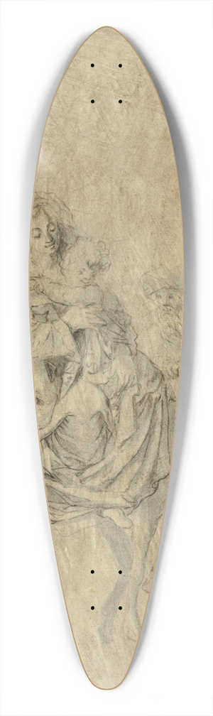 Cornelis Bisschop - Flight into Egypt 39.3 inch art pintail longboard deck