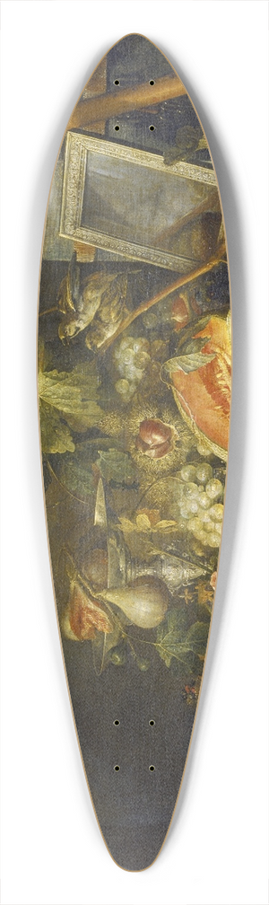Cornelis de Heem - Still Life With Copulating Sparrows 39.3 inch art pintail longboard deck