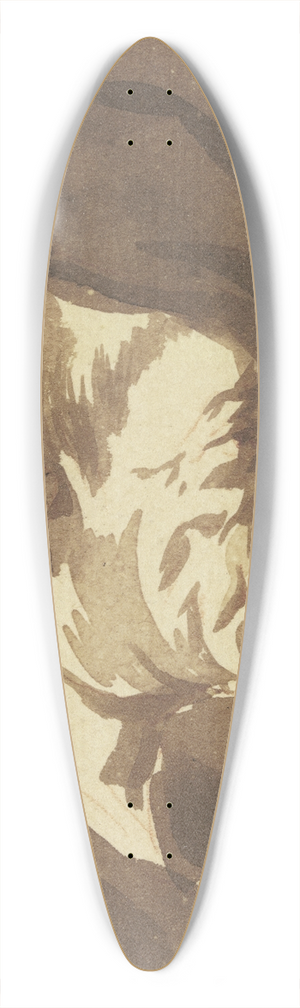 Cornelis Dusart - Hideous head 2 39.3 inch art pintail longboard deck