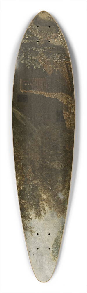 Cornelis Gerritsz Decker - Landscape with a mill 39.3 inch art pintail longboard deck