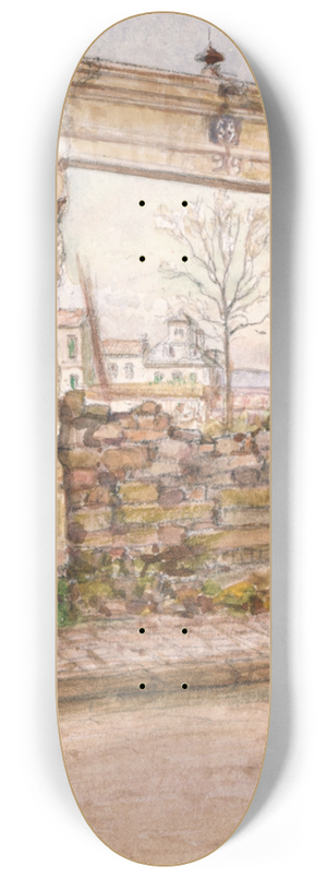 Jean-Baptiste-Franois Arnaud-Durbec - A la porte de Clignancourt 8.25 inch art skate deck