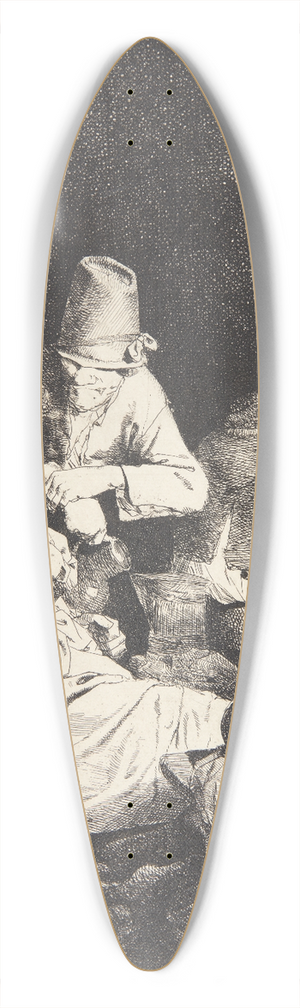 Cornelis Pietersz. Bega - Krostue 39.3 inch art pintail longboard deck