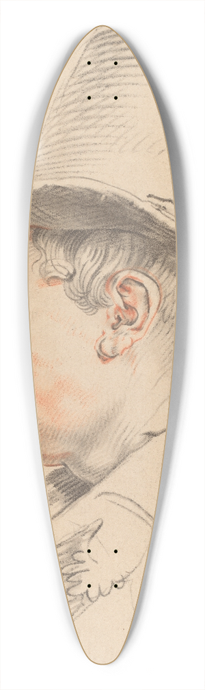 Cornelis Ploos van Amstel - Jan van Goyen 39.3 inch art pintail longboard deck