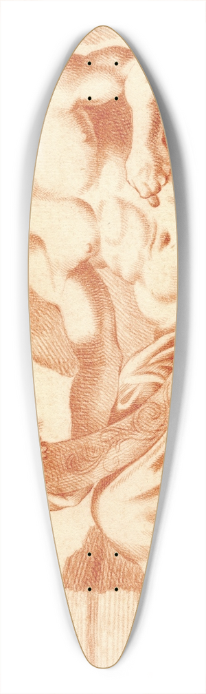 Cornelis Pronk - Beeld van de riviergod Tiber 39.3 inch art pintail longboard deck