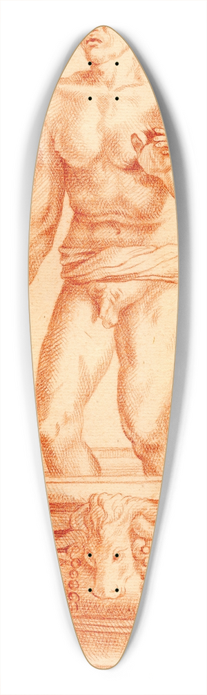 Cornelis Pronk - Beeld van de stervende Seneca 39.3 inch art pintail longboard deck