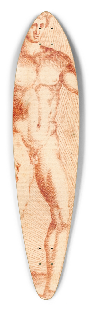Cornelis Pronk - Beeld van Mercurius 39.3 inch art pintail longboard deck