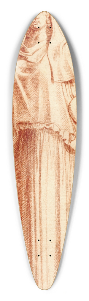 Cornelis Pronk - Beeld van staande vrouw 39.3 inch art pintail longboard deck