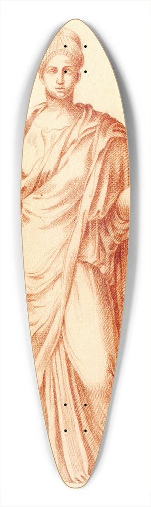 Cornelis Pronk - Beeld van staande vrouw 39.3 inch art pintail longboard deck