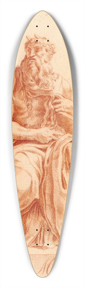 Cornelis Pronk - De Mozes van Michelangelo 39.3 inch art pintail longboard deck