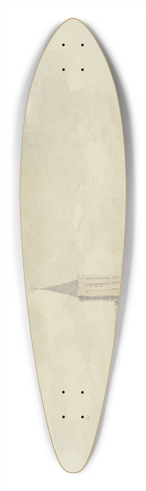 Cornelis Pronk - Gesigt van het Dorp Diemen 39.3 inch art pintail longboard deck