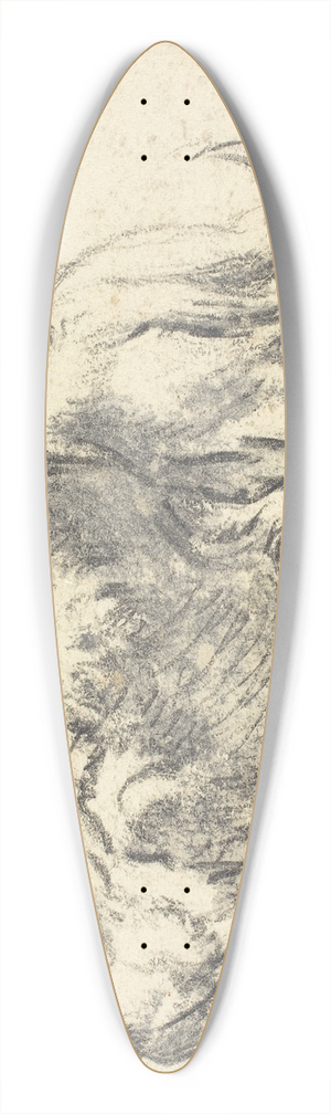 Cornelis Saftleven - A Dog 39.3 inch art pintail longboard deck