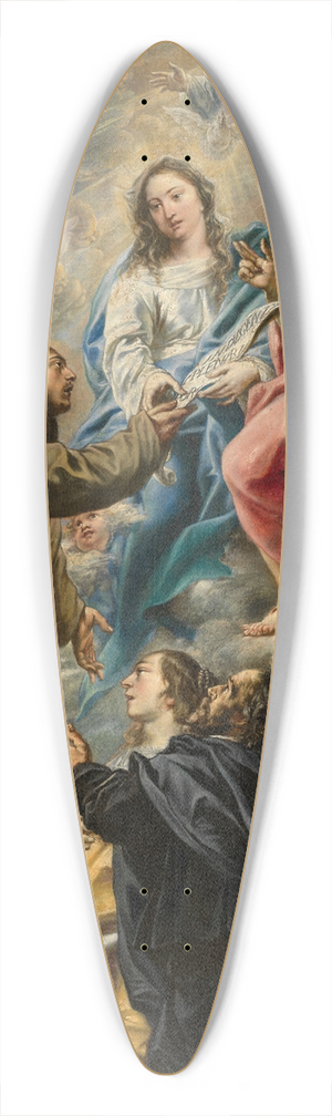 Cornelis Schut - Portiuncula 39.3 inch art pintail longboard deck